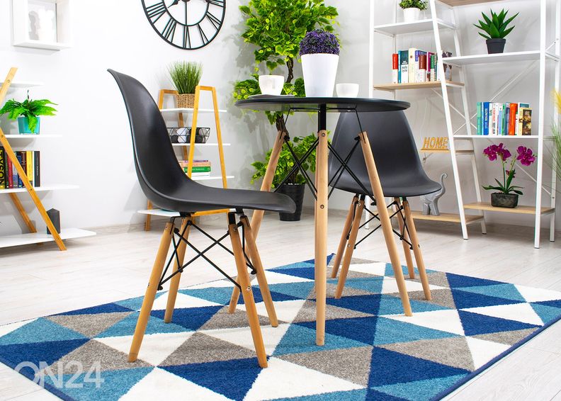 Обеденный стол Todi Ø60 cm, чёрный увеличить