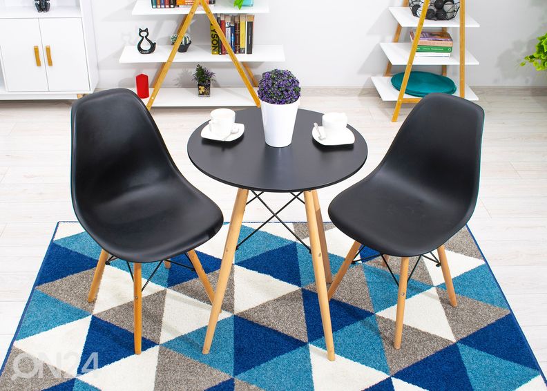 Обеденный стол Todi Ø60 cm, чёрный увеличить