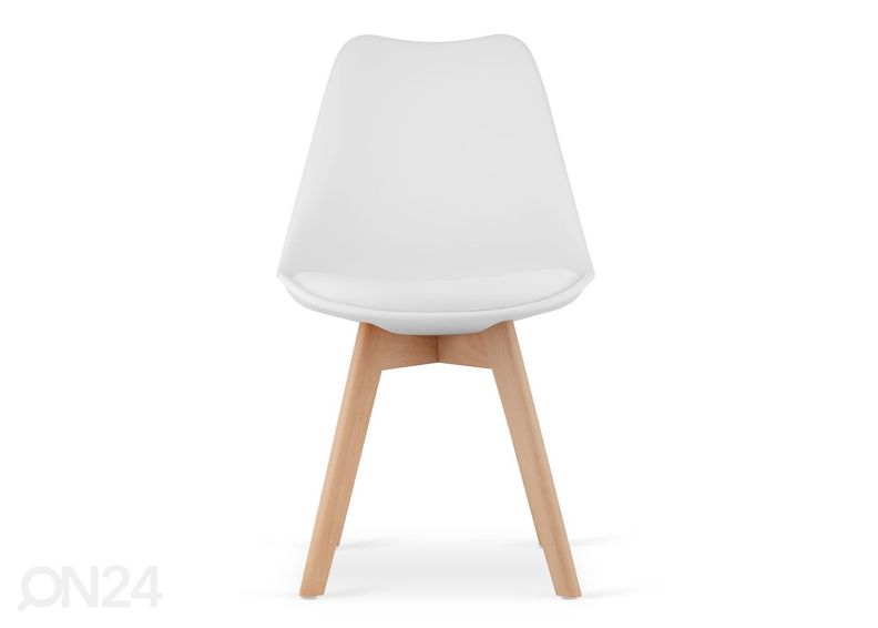 Обеденный стул, белый/натуральный увеличить