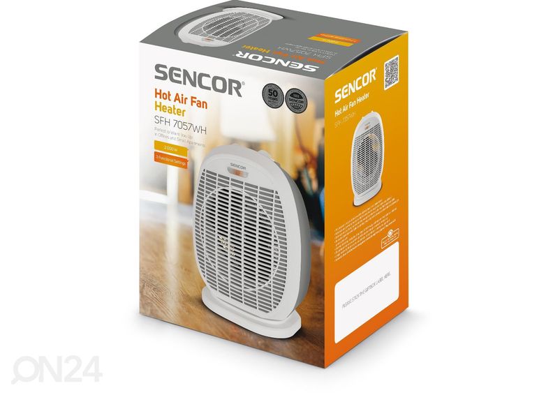 Обогреватель с поворотным основанием Sencor SFH7057WH увеличить