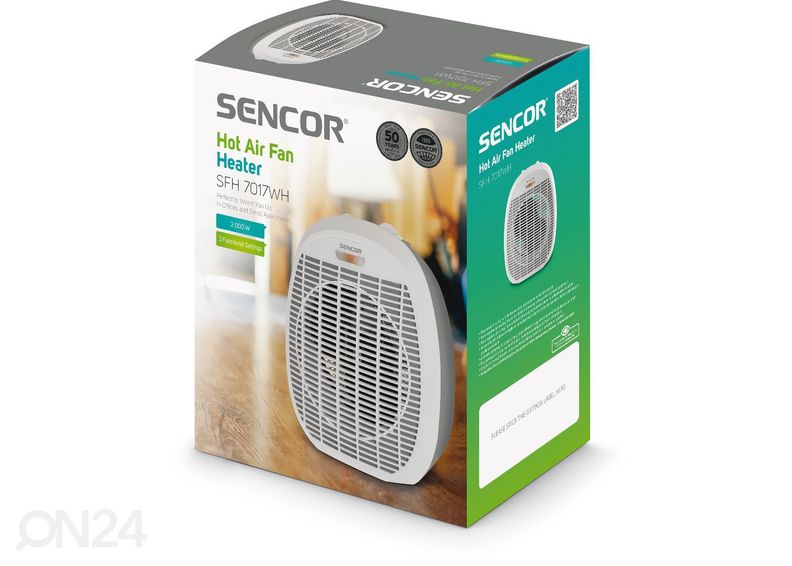 Обогреватель Sencor SFH7017WH, белый увеличить