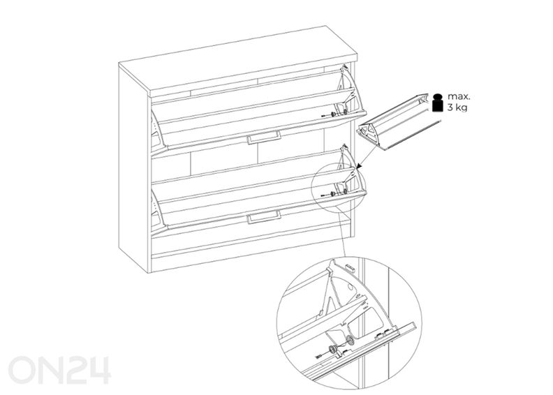 Обувной шкаф Doorset увеличить