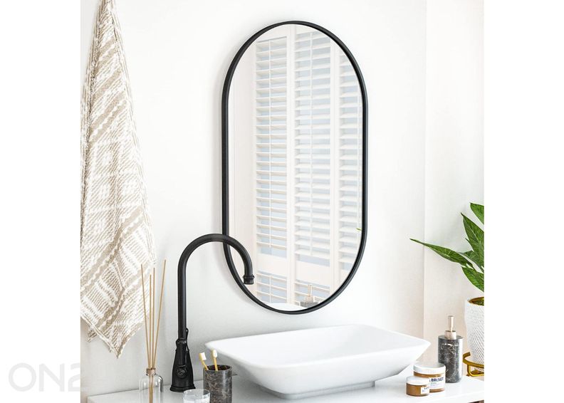 Овальное зеркало 50x100 см увеличить