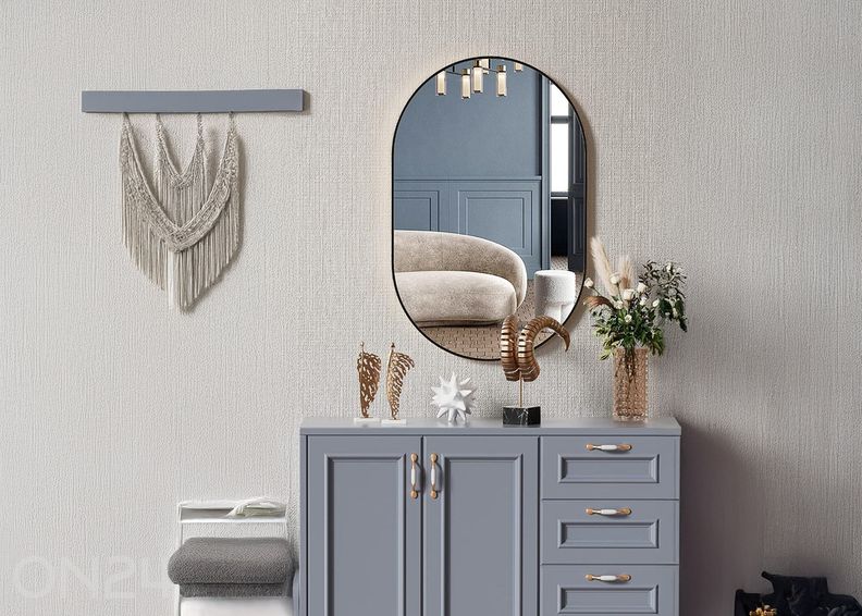 Овальное зеркало 50x100 см увеличить