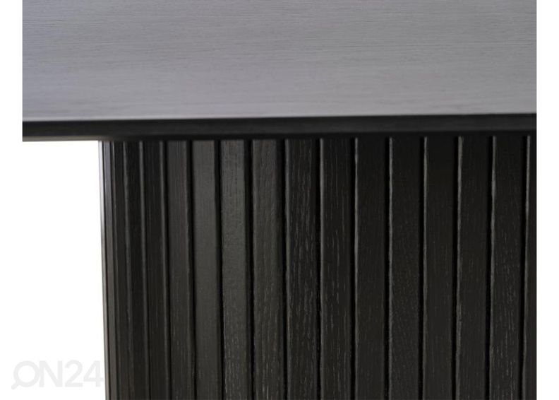 Овальный обеденный стол (черный) увеличить