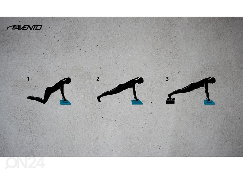 Опоры для отжимания с основанием Avento увеличить