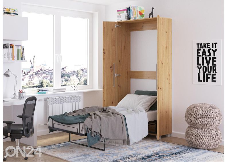 Откидная кровать-шкаф Bweeng 90x200 cm увеличить