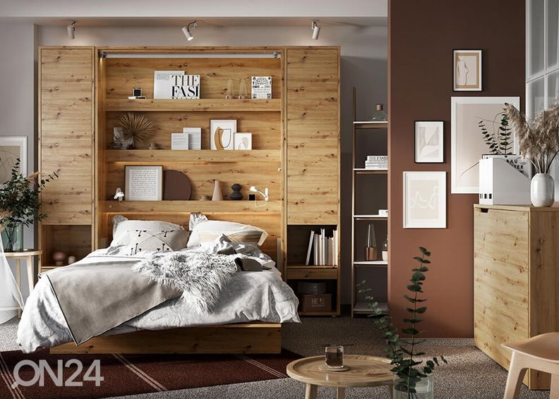 Откидная кровать-шкаф Lenart BED CONCEPT 160x200 cm увеличить