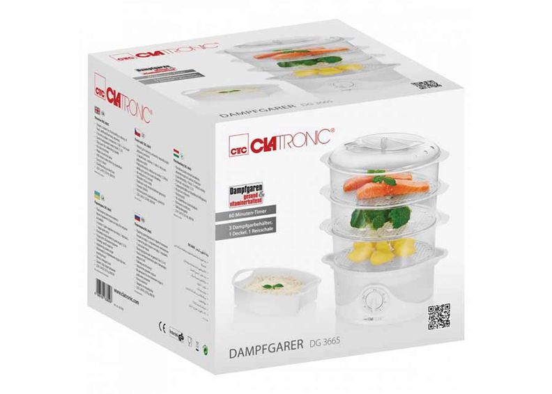 Пароварка Clatronic увеличить