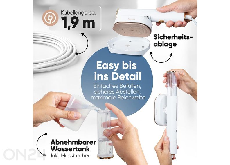 Паровая щетка для глажки одежды Proficare PCDG3124 увеличить