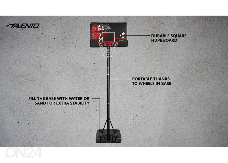 Переносная баскетбольная конструкция Hot Shot Avento увеличить