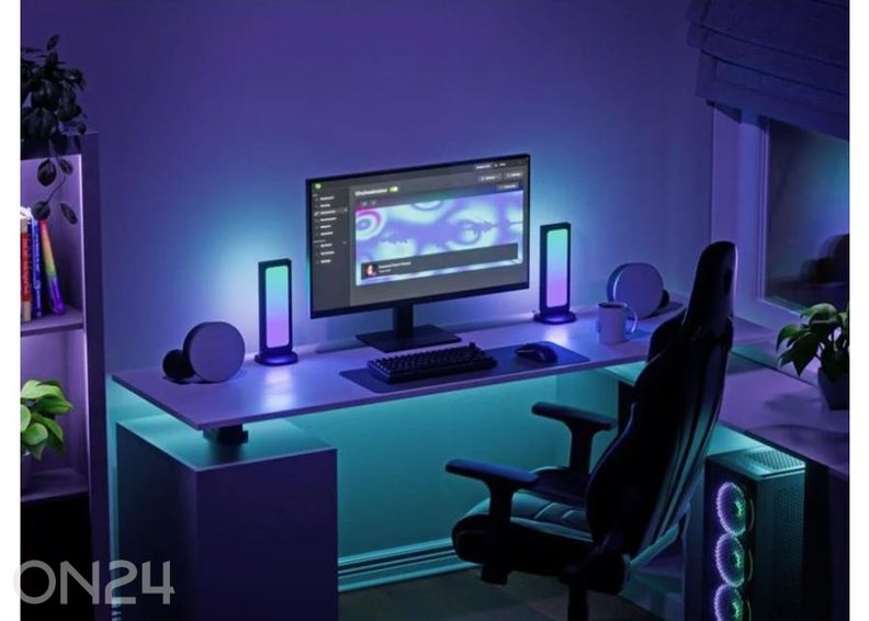 Перфорированная светящаяся настольная док-станция Nanoleaf увеличить