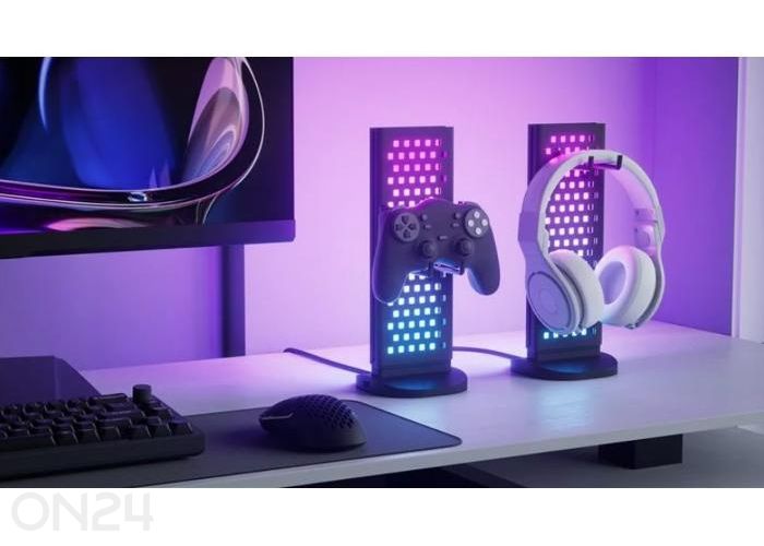 Перфорированная светящаяся настольная док-станция Nanoleaf увеличить