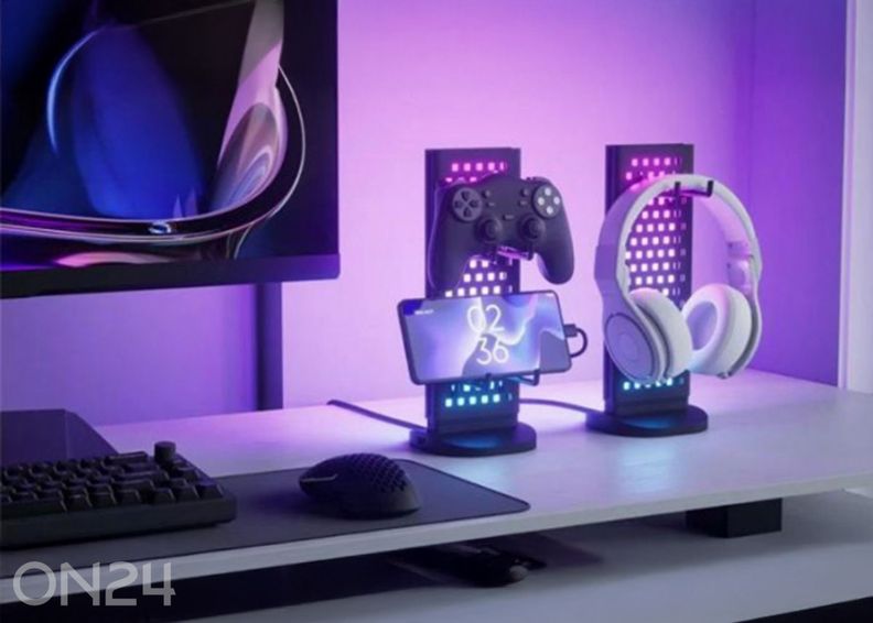 Перфорированная светящаяся настольная док-станция Nanoleaf увеличить