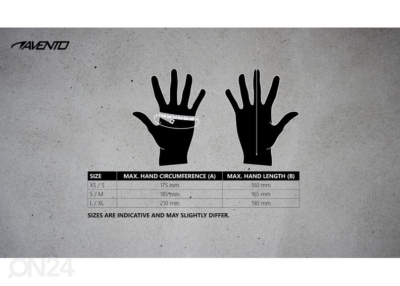 Перчатки для взрослых Jamie Avento увеличить