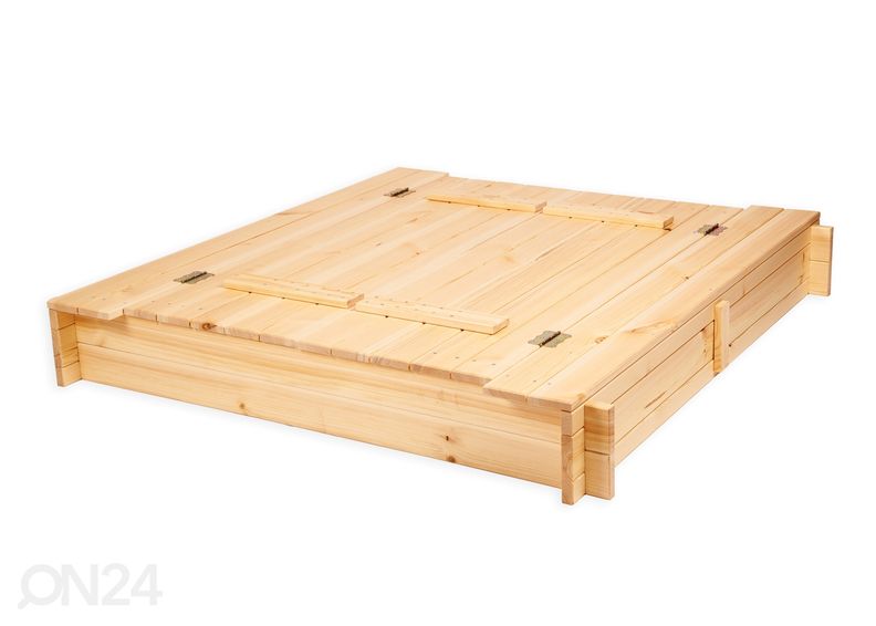 Песочница с крышкой и сиденьем 140x140 cm увеличить