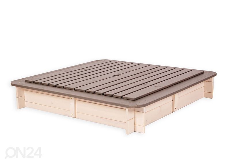 Песочница с крышкой 120x120 см увеличить