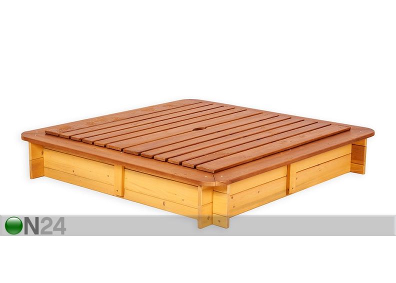 Песочница с крышкой 120x120 cm увеличить