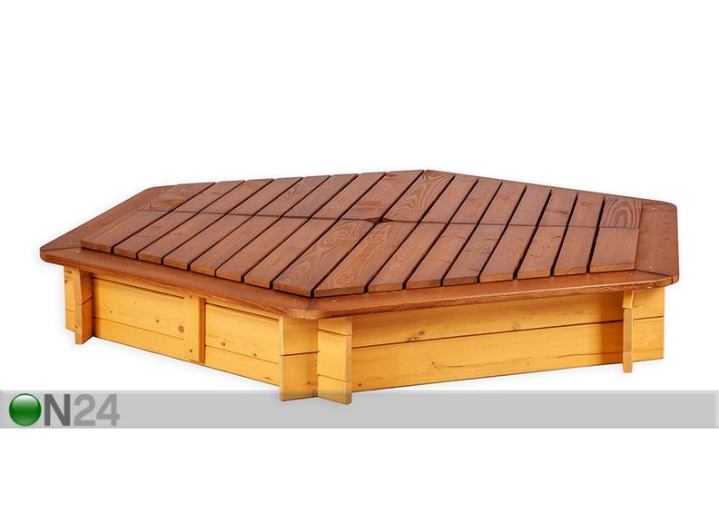 Песочница с крышкой 130x130 cm увеличить