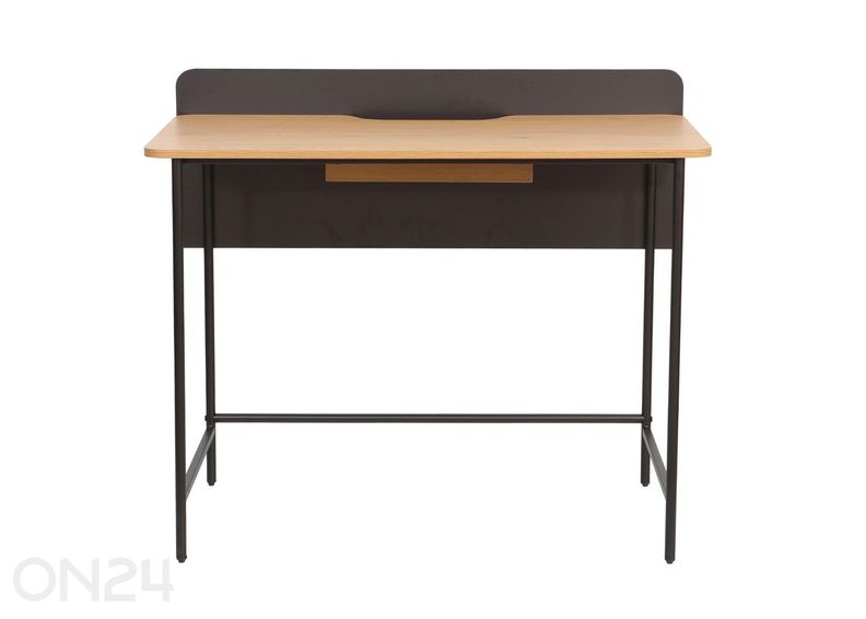 Письменный стол Harper 100x49,5xH85 см, ясень/черный увеличить