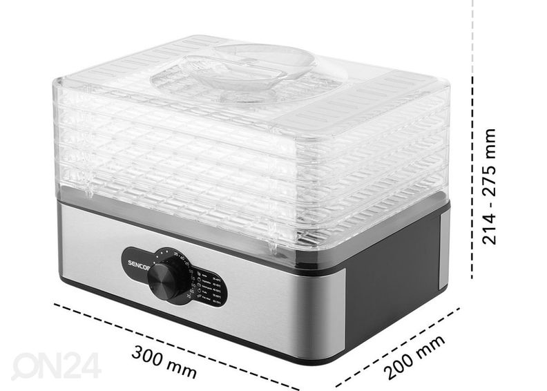 Пищевой дегидратор Sencor SFD950SS увеличить