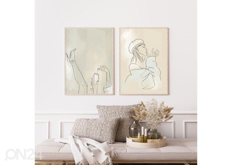 Плакат Champagne Shower 21x30 см увеличить