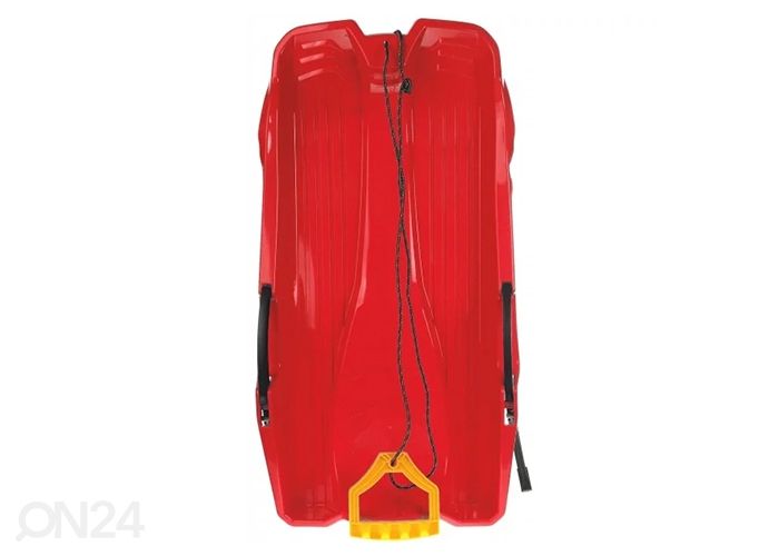 Пластиковые санки с тормозами красные увеличить