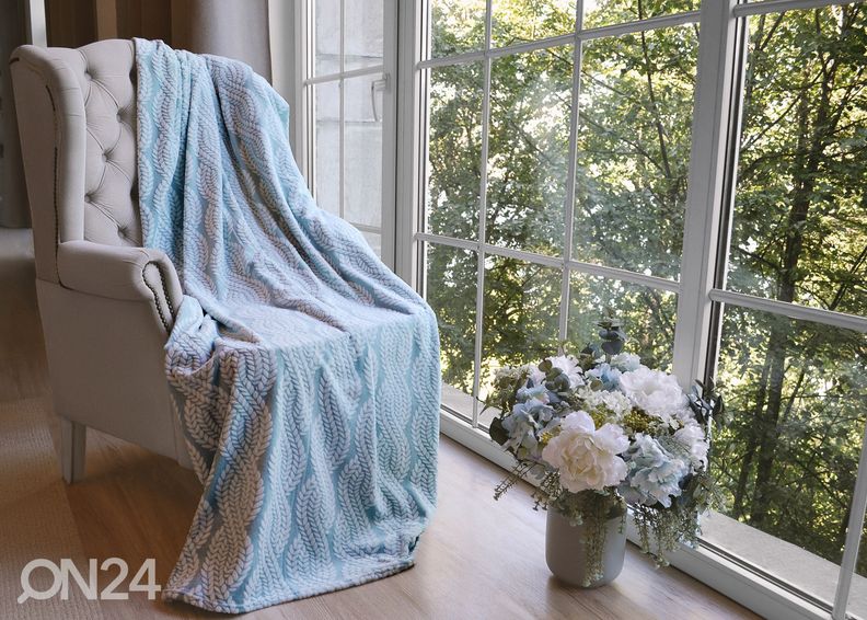 Плед Liana 140x200, голубой увеличить