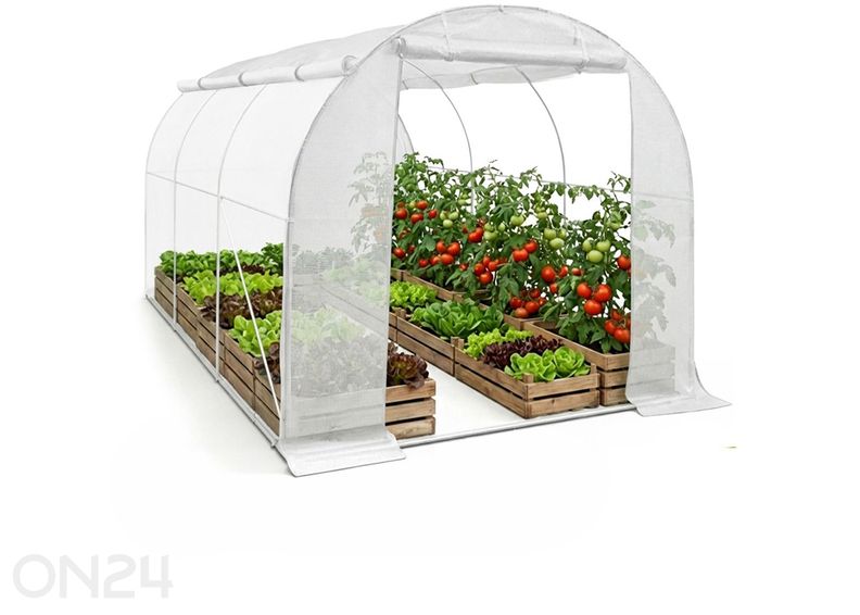 Плёночная теплица 6 м² увеличить