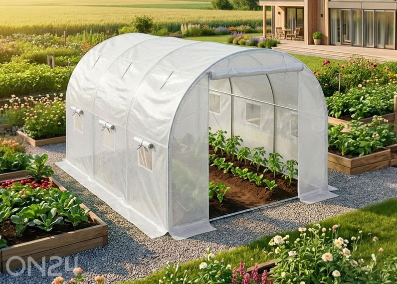 Плёночная теплица 6 м² увеличить