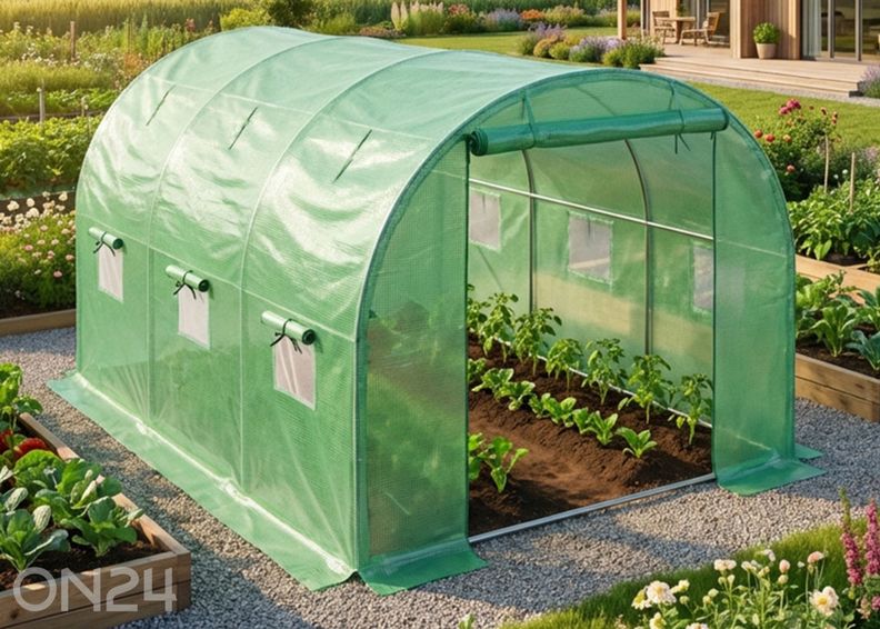 Плёночная теплица 6 м² увеличить