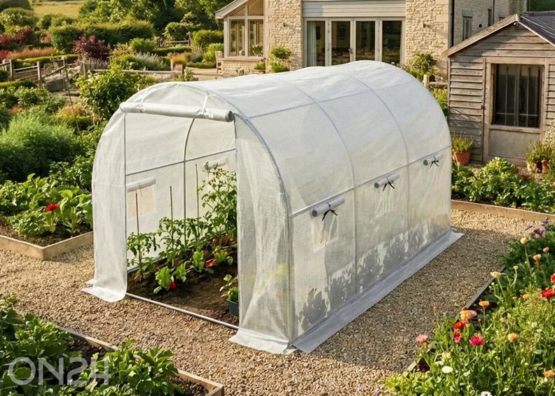 Плёночная теплица 6 м² увеличить