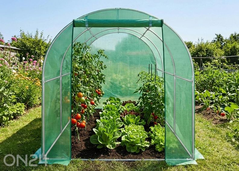Плёночная теплица 6 м² увеличить