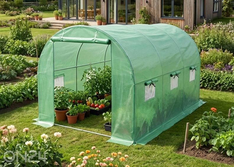 Плёночная теплица 6 м² увеличить