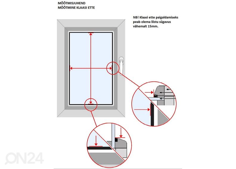 Плиссированные жалюзи 65x182 cm, белый увеличить