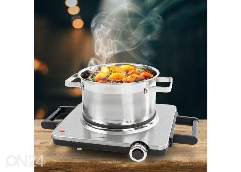 Плита настольная Clatronic с 1 конфоркой EKP3788IX, нержавеющая сталь увеличить