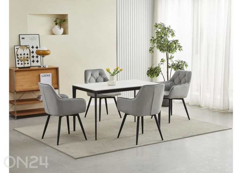 Поворотный обеденный стул 2 шт увеличить