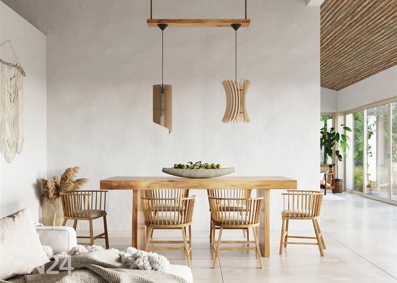 Подвесной светильник Alexia, дерево увеличить