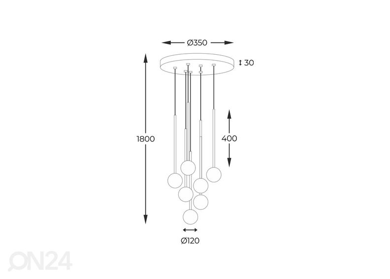 Подвесной светильник Ali 6 увеличить