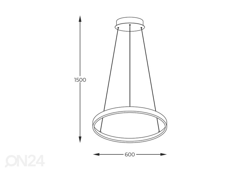 Подвесной светильник Breno Black Ø 60 см увеличить