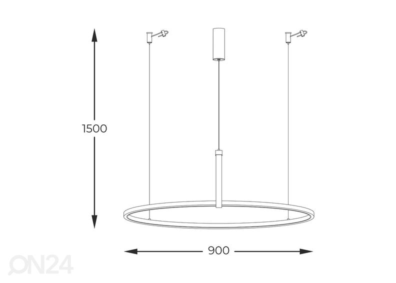 Подвесной светильник Claud Ø 90 см увеличить