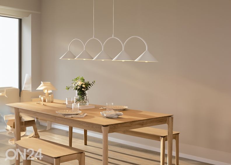 Подвесной светильник Curve 5, белый увеличить