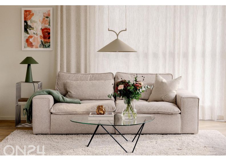 Подвесной светильник Curve 50, бежевый увеличить