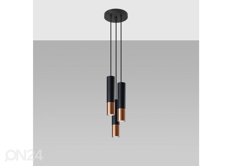 Подвесной светильник Loopez 3P, черный/медь увеличить