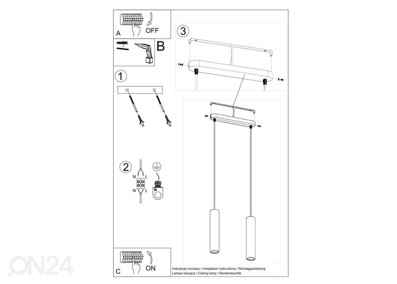 Подвесной светильник Luvo 2 увеличить