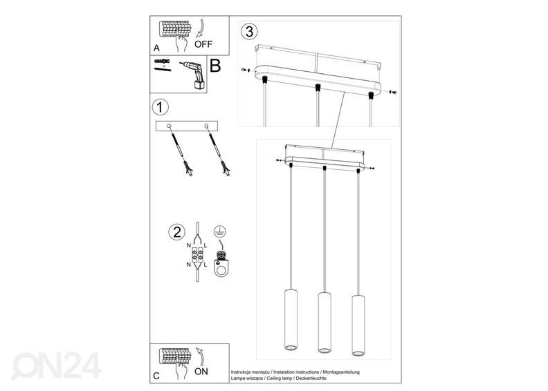 Подвесной светильник Luvo 3L увеличить