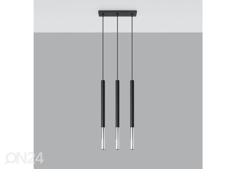 Подвесной светильник Mozaica 3L, черный/хром увеличить