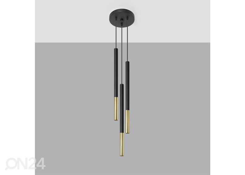 Подвесной светильник Mozaica 3P, черный/золотой увеличить
