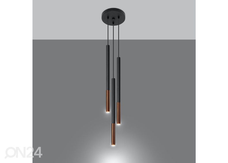 Подвесной светильник Mozaica 3P, черный/медь увеличить