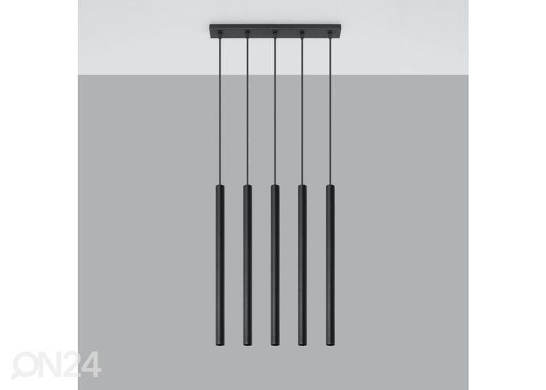 Подвесной светильник Pastelo 5, черный увеличить